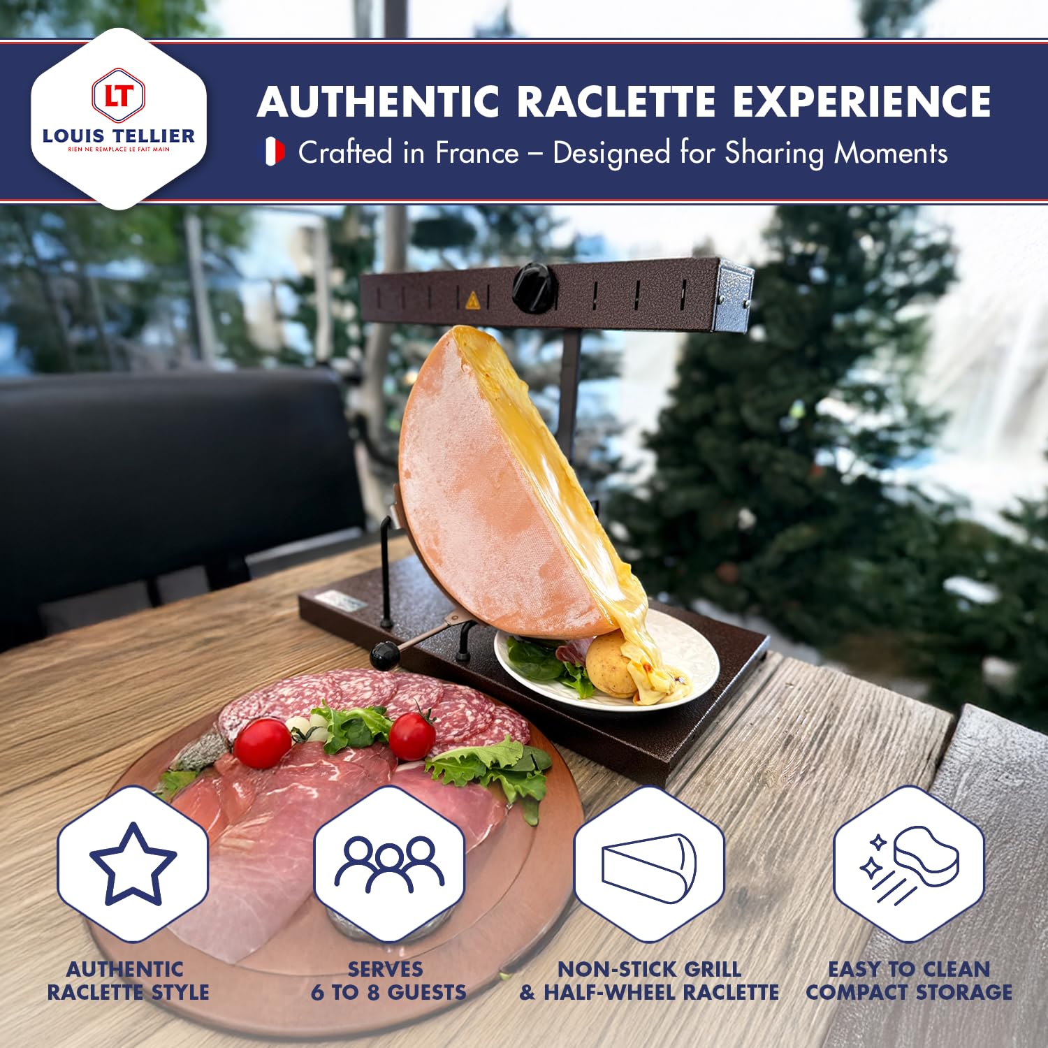 Bron Coucke ラクレットヒーター L'Alpage ラクレットチーズ Amazon.com: BRON COUCKE - Commercial Raclette Cheese Melter